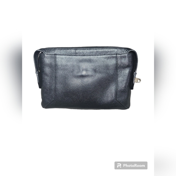 Henri Bendel Black Leather Crossbody Purse - Picture 2 of 8